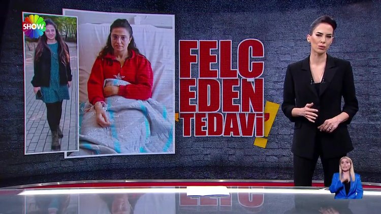 Yürüyerek gittiği hastanede felç geçirdi