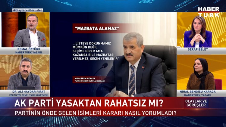 Olaylar ve Görüşler - 17 Aralık 2022 (AK Parti yasaktan rahatsız mı?)