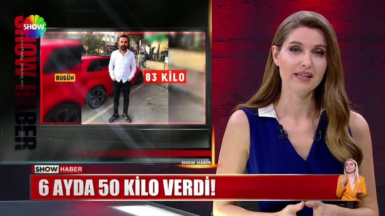 6 ayda 50 kilo verdi!