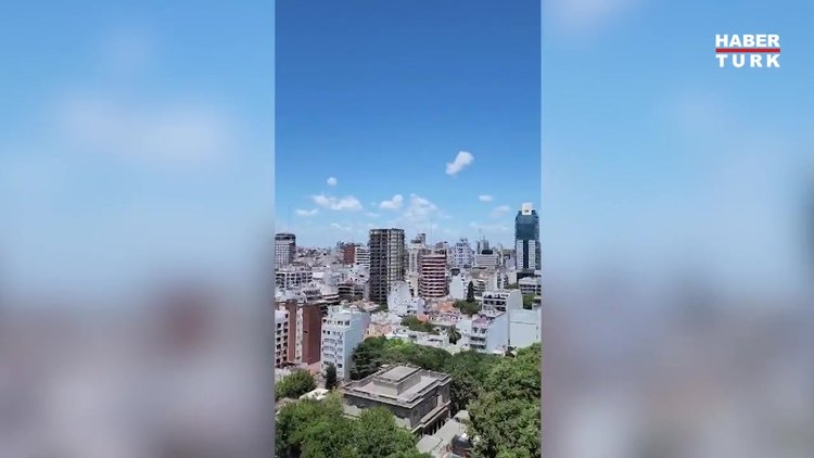 Lionel Messi'nin golünün ardından Buenos Aires!