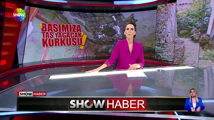 60 tonluk kaya her an düşebilir!