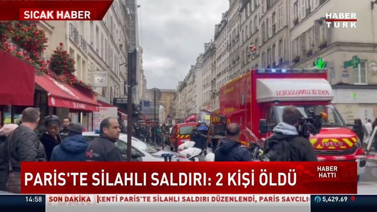 Paris'te silahlı saldırı