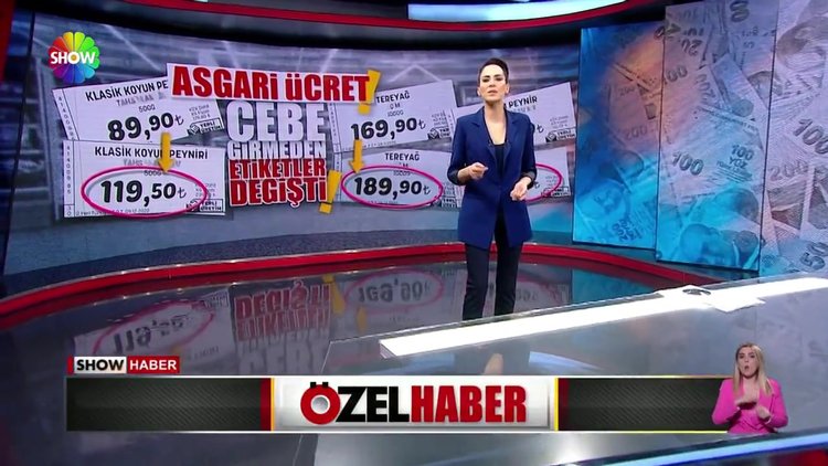 Asgari ücret cebe girmeden etiketler değişti!