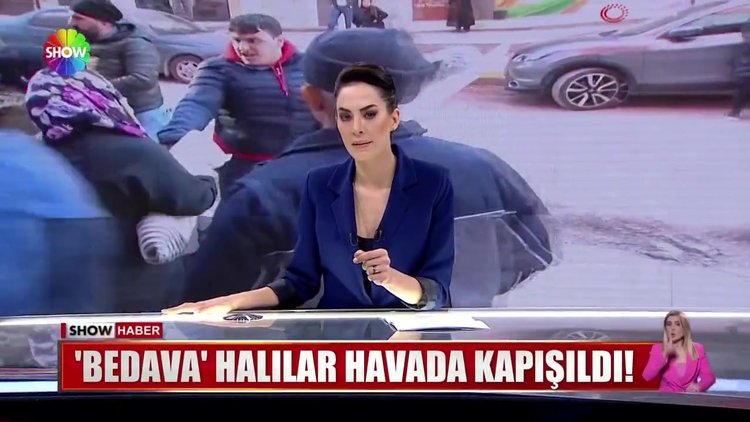 'Bedava' halılar havada kapışıldı!