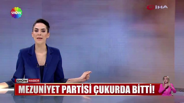 Mezuniyet partisi çukurda bitti!