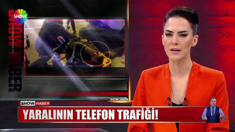 Yaralının telefon trafiği!