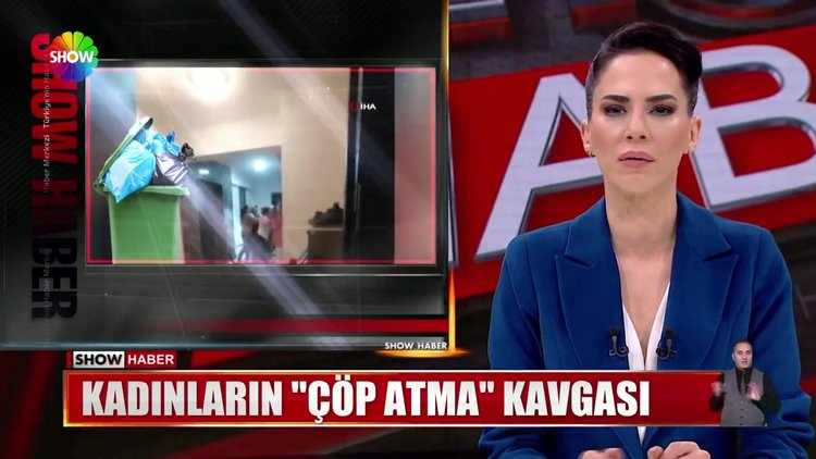 Kadınların ''çöp atma'' kavgası