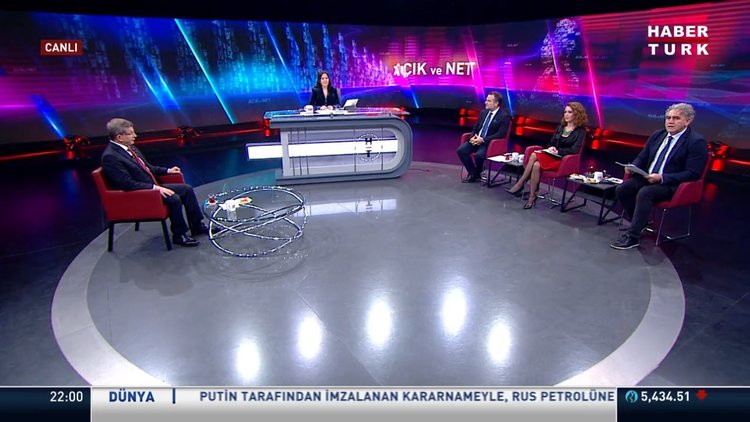 Gelecek Partisi Lideri Ahmet Davutoğlu'ndan Habertürk'e açıklamalar