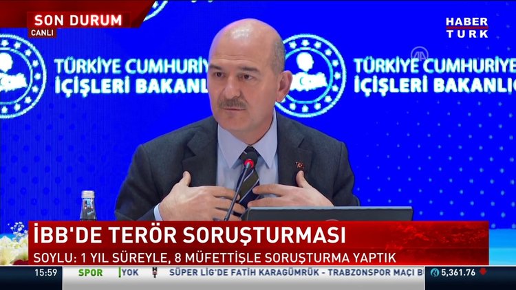 İçişleri Bakanı Süleyman Soylu'dan açıklama