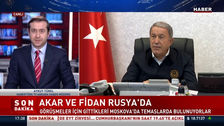 Bakan Akar ve MİT Başkanı Fidan Rusya'da