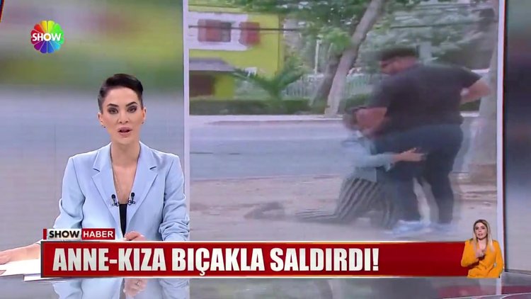 Anne-kıza bıçakla saldırdı!