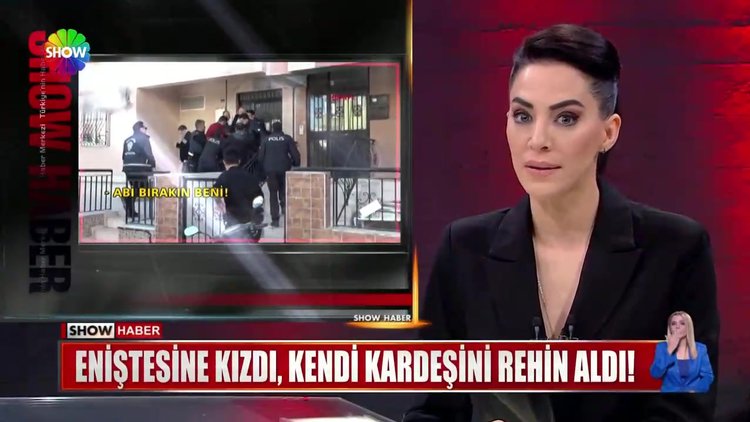 Eniştesine kızdı, kendi kardeşini rehin aldı!