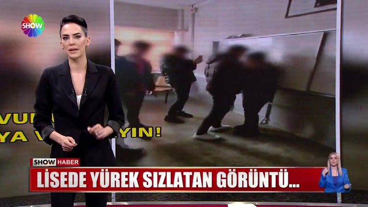 Lisede yürek sızlatan görüntü...