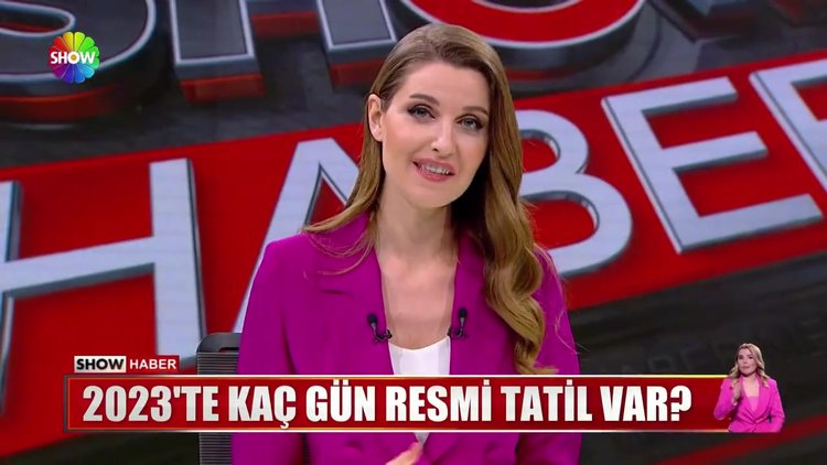 2023'te kaç gün resmi tatil var?