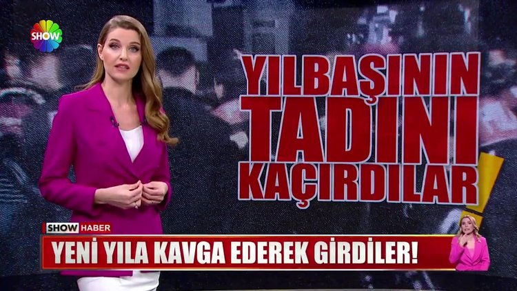 Yeni yıla kavga ederek girdiler!