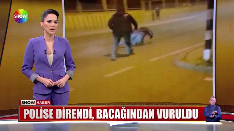 Polise direndi, bacağından vuruldu