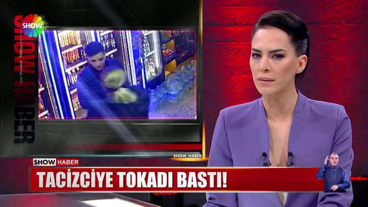 Tacizciye tokadı bastı!