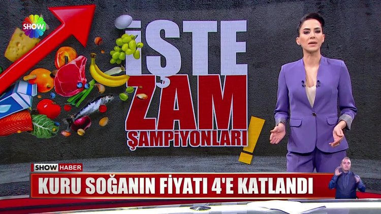 Yılın zam şampiyonu: Kuru soğan!