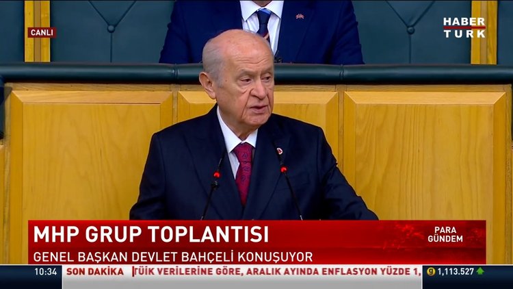 MHP lideri Bahçeli'den açıklamalar