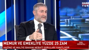 Özel Röportaj - 3 Ocak 2023 (Hazine ve Maliye Bakanı Nureddin Nebati Habertürk TV'de soruları yanıtlıyor)
