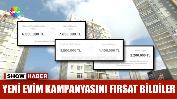 ''Yeni Evim'' kampanyasını fırsat bildiler