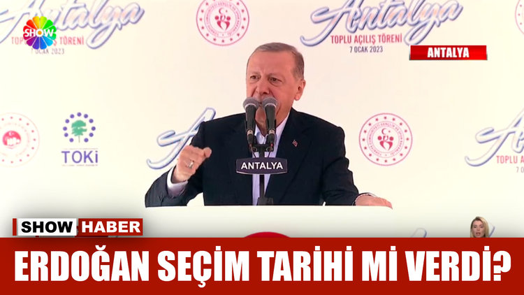 Erdoğan seçim tarihi mi verdi?
