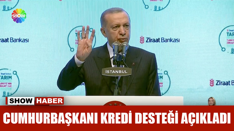 Cumhurbaşkanı kredi desteği açıkladı