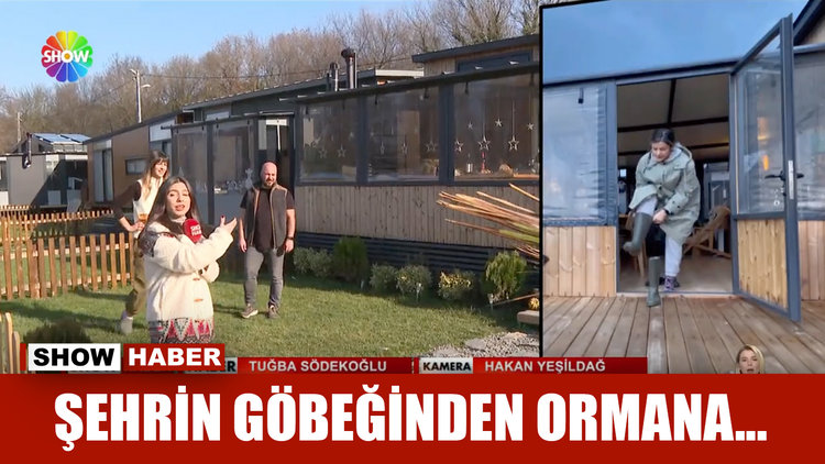 Hem evini hem işini doğaya taşıdı!