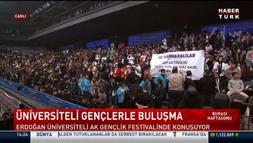 Cumhurbaşkanı Erdoğan üniversiteli gençlere seslendi