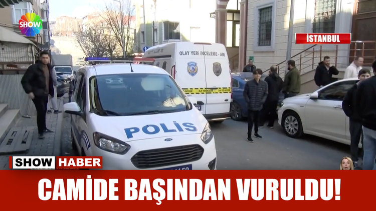 Camide başından vuruldu!
