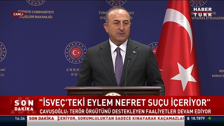 Dışişleri Bakanı Mevlüt Çavuşoğlu basın toplantısında gündemi değerlendirdi