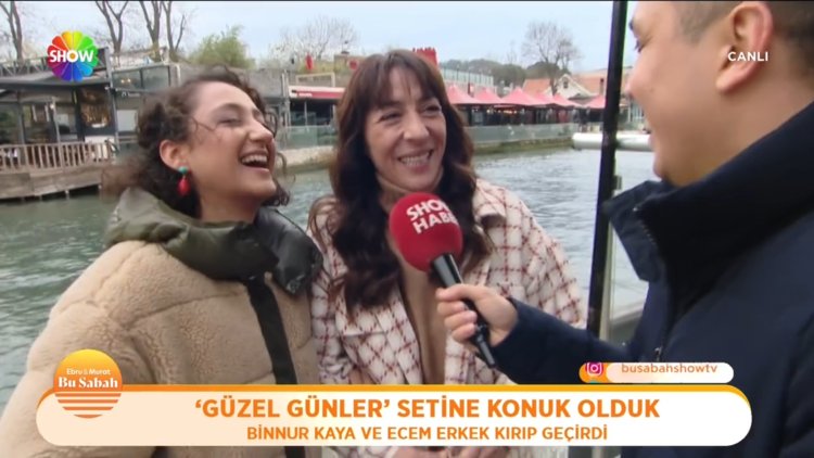 Güzel Günler oyuncuları ile dizi setinde çok özel röportaj!