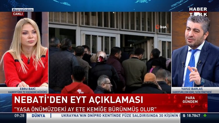 Nebati'den EYT açıklaması
