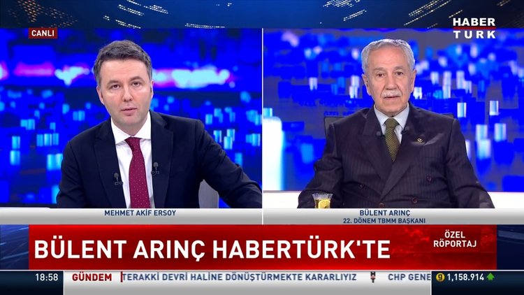 Bülent Arınç'tan Habertürk'e açıklamalar: Sayın Cumhurbaşkanımız seçimi kazanacaktır