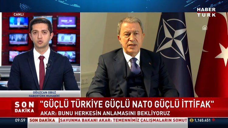 Bakan Akar: İsveç Savunma Bakanı'nın ziyaretini iptal ettik