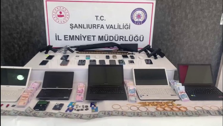 Şanlıurfa'da 6 farklı çete çökertildi