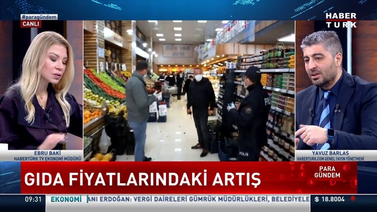 GIda fiyatlarındaki artış