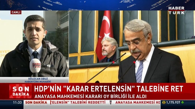 HDP'nin 'Karar Ertelensin' talebine ret