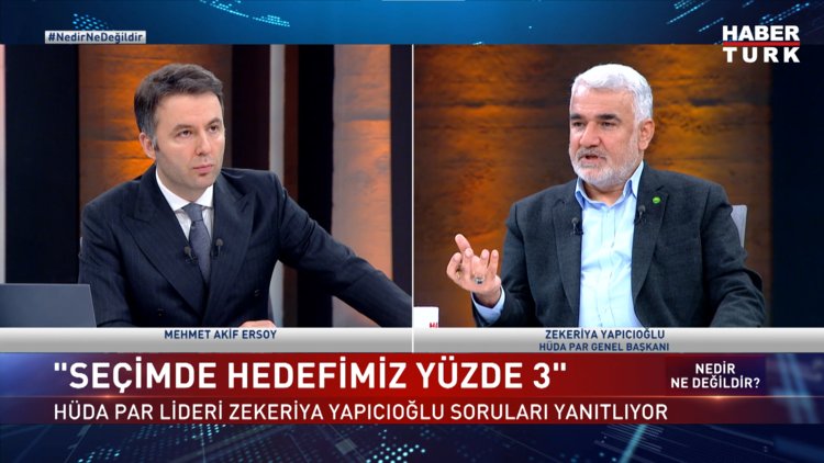 Özel Ropörtaj - 26 Ocak 2023 (HÜDA PAR Genel Başkanı Zekeriya Yapıcıoğlu Habertürk'te)