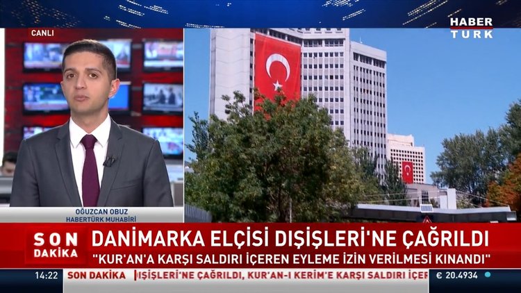 Danimarka Büyükelçisi Dışişleri'ne çağrıldı