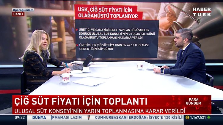 USK, çiğ süt fiyatı için olağanüstü toplanıyor