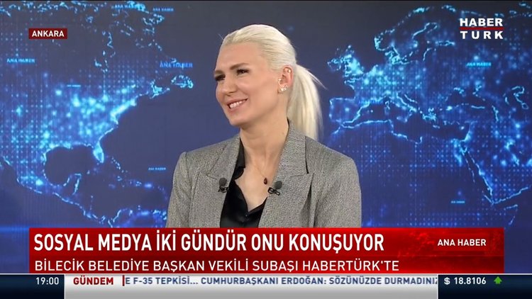 Bilecik Belediye Başkan Vekili Melek Mızrak Subaşı Habertürk'e konuştu