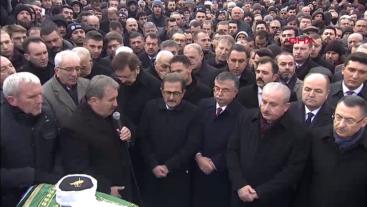 BBP lideri Mustafa Destici'nin babası Ali İhsan Destici son yolculuğuna uğurlandı