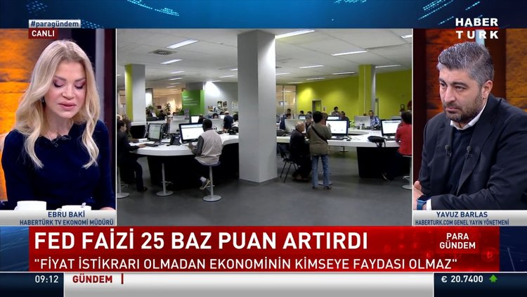 Fed 25 baz puan faiz arttırımına gitti