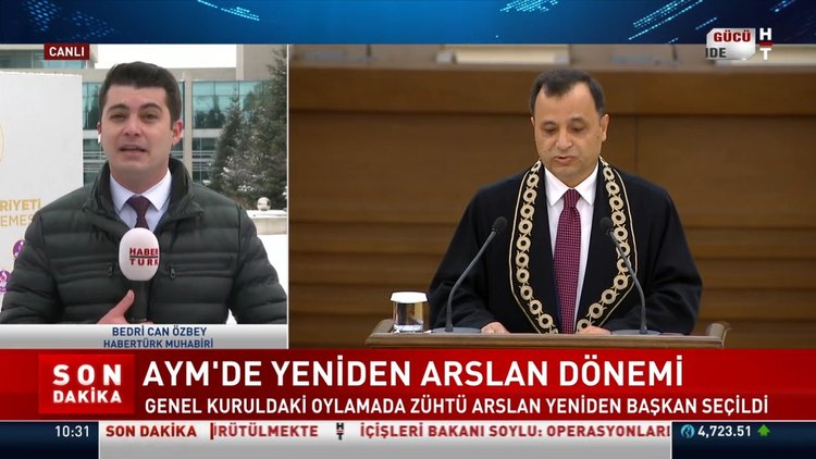 AYM'de yeniden Zühtü Arslan dönemi