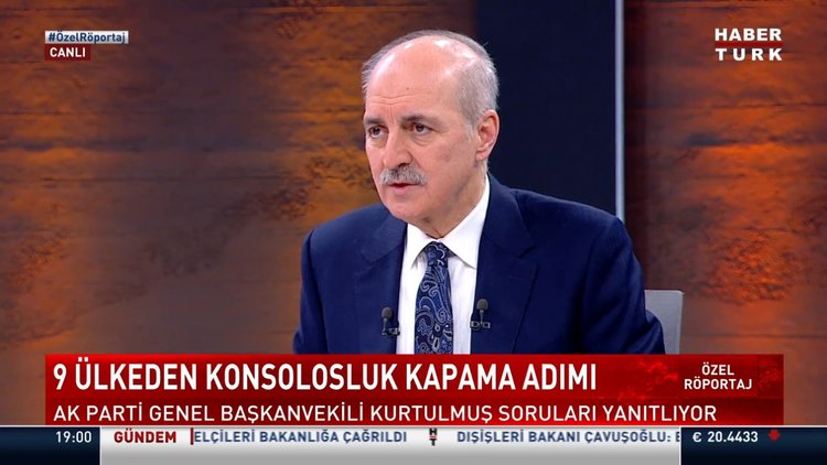 AK Parti Genel Başkanvekili Numan Kurtulmuş'tan Habertürk'e açıklamalar