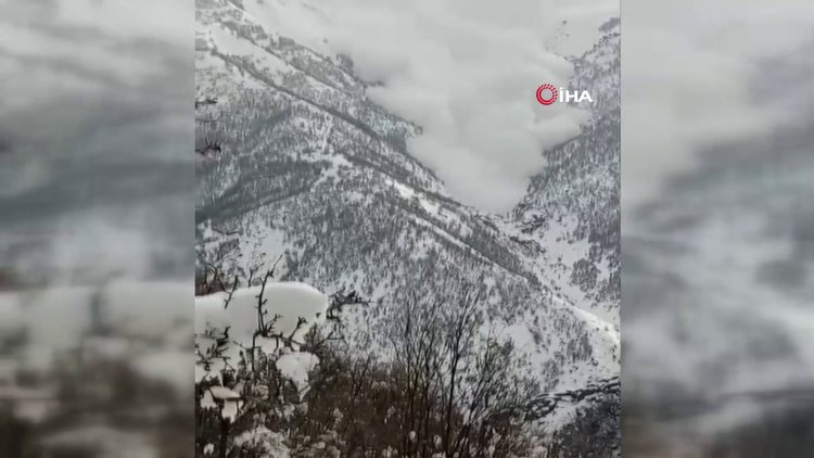 VEDAŞ ekibi çığ tehlikesi atlattı