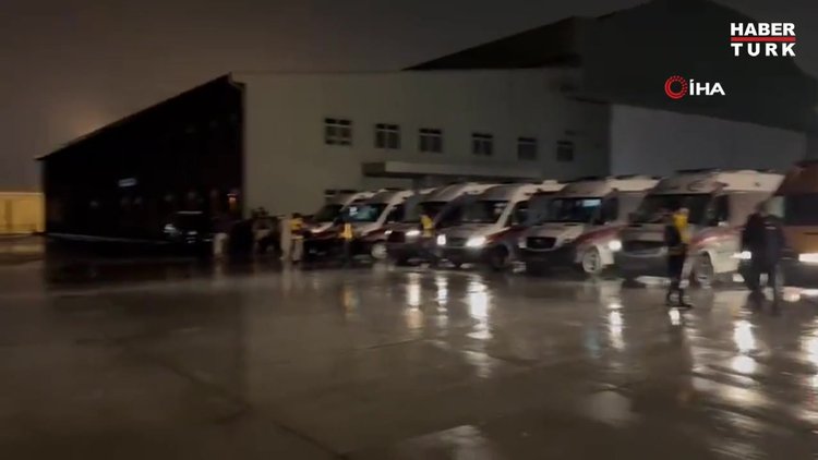 TSK'nın 'Hava Yardım Koridoru' 37 hava aracı ile gece boyunca görev yaptı