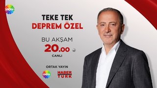 Fatih Altaylı ile Teke Tek Deprem Özel Tanıtımı