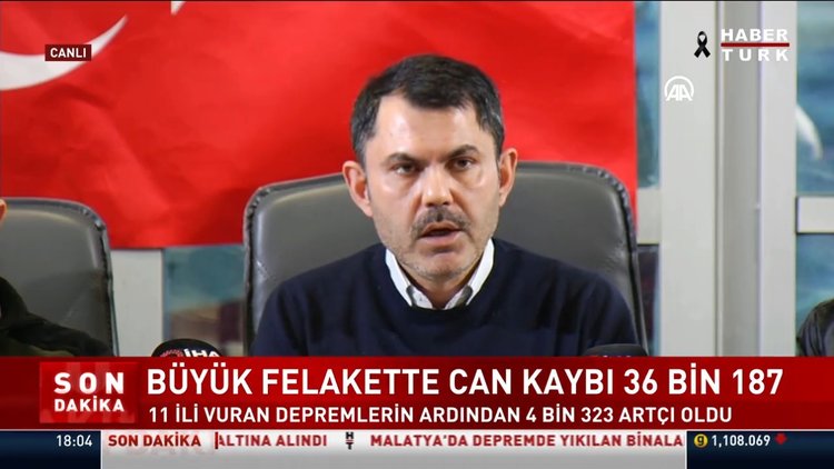 Bakan Murat Kurum'dan açıklamalar